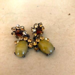 Jeweled earrings for Pierced ears